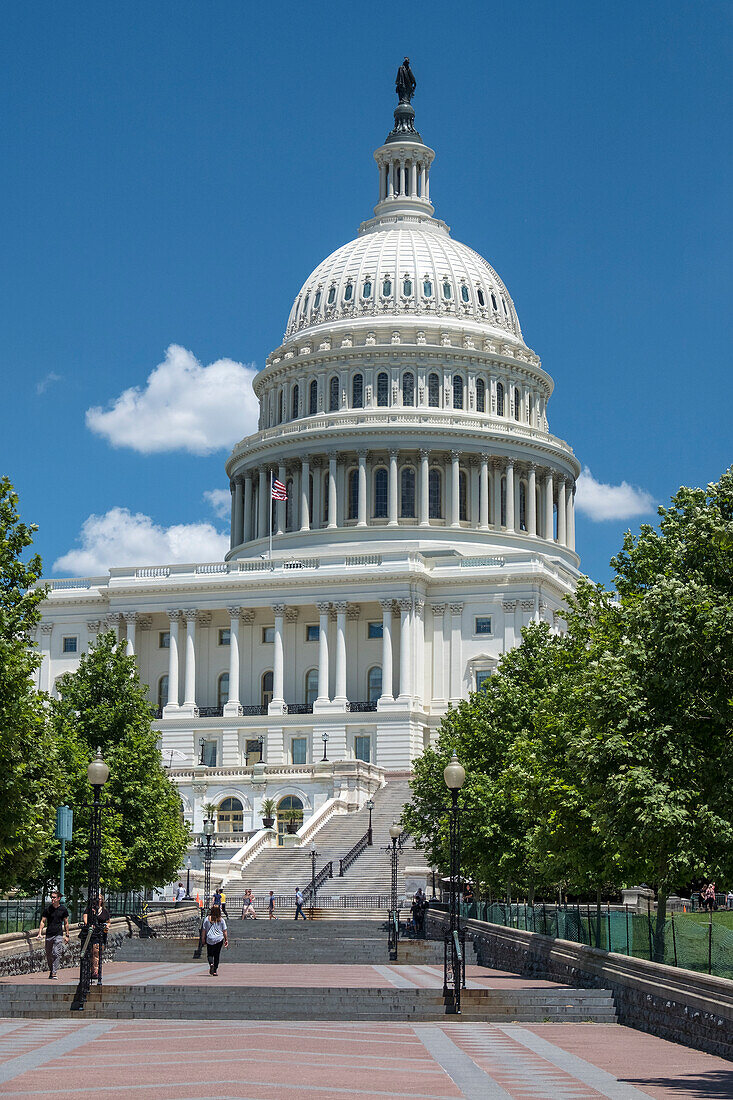 US-Kapitolgebäude, Capitol Hill, Washington DC, Vereinigte Staaten von Amerika, Nordamerika