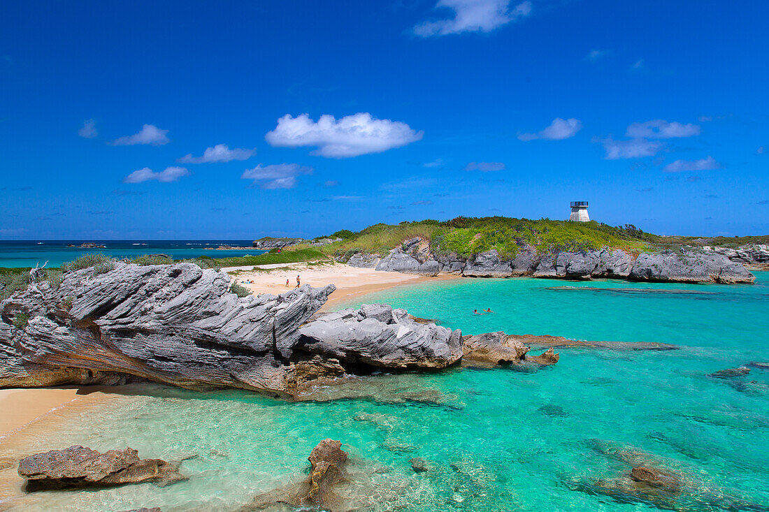 Long Bay Beach, Cooper's Island, St. George's, Bermuda, Atlantic, Central America