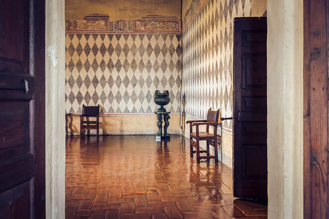 Saal der Fasti, Rocca di Angera, Angera, Lago Maggiore, Provinz Varese, Lombardei, Italien, Europa