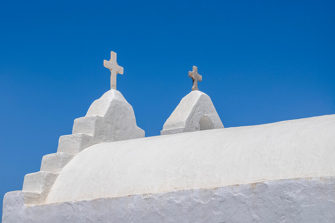 Kirche Panagia Paraportiani in der Altstadt von Mykonos, Mykonos, Die Kykladen, Ägäisches Meer, Griechische Inseln, Griechenland, Europa