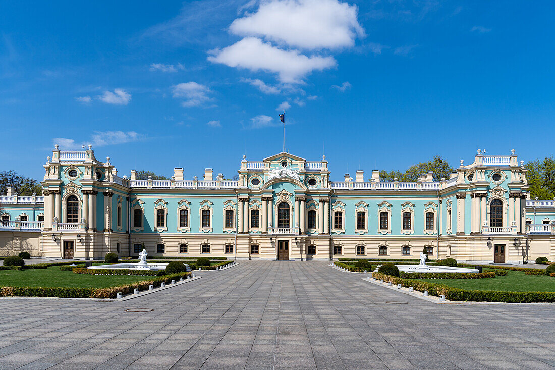 Mariinskyi-Palast, die offizielle Residenz des Präsidenten der Ukraine, Kiew (Kiev), Ukraine, Europa