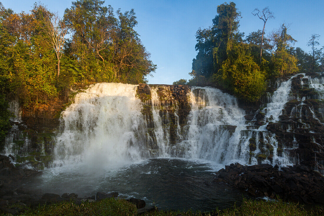 Kabwelume-Wasserfälle am Kalungwishi-Fluss, nördliches Sambia, Afrika