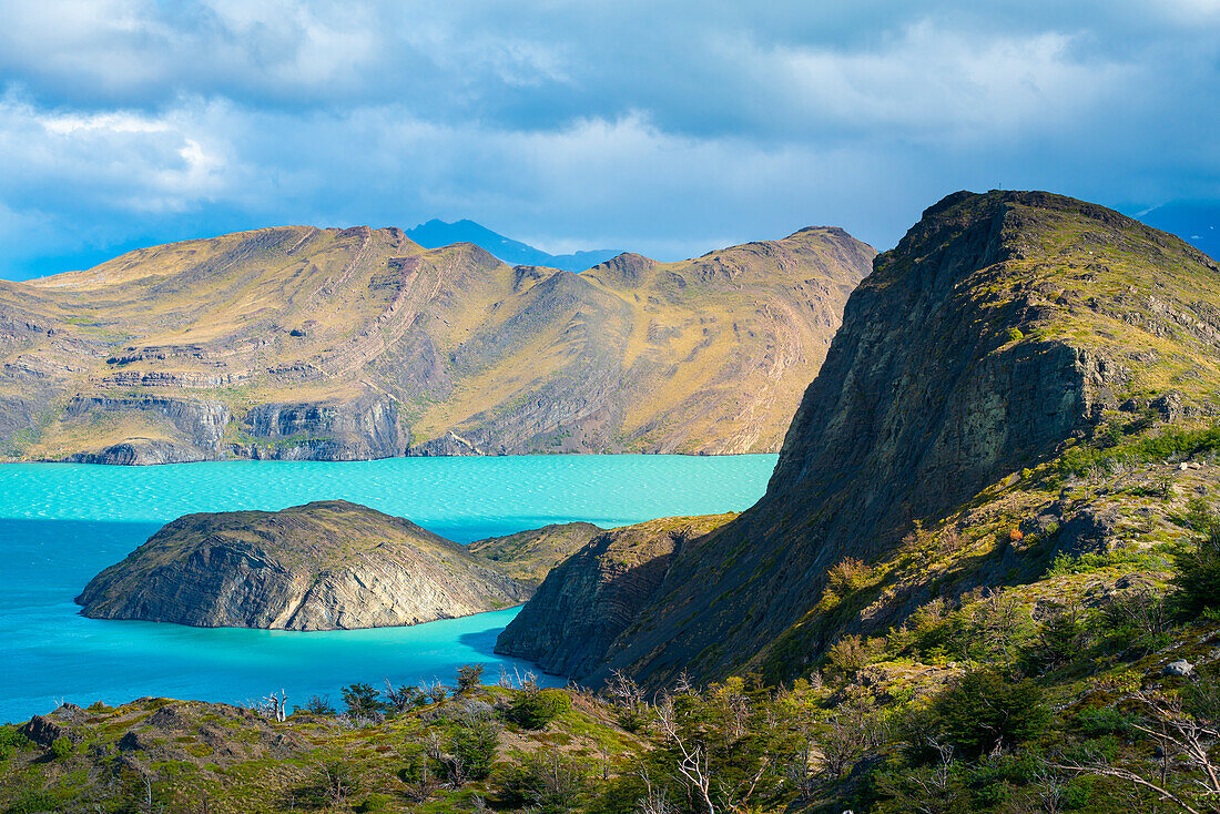 Berge um den Nordenskjold-See, Torres del Paine Nationalpark, Patagonien, Chile, Südamerika