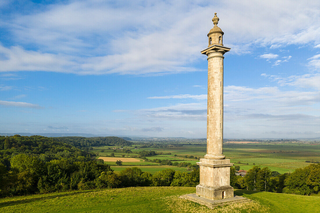 The Burton Pynsent Monument near the village of Curry Rivel, Somerset, England, United Kingdom, Europe
