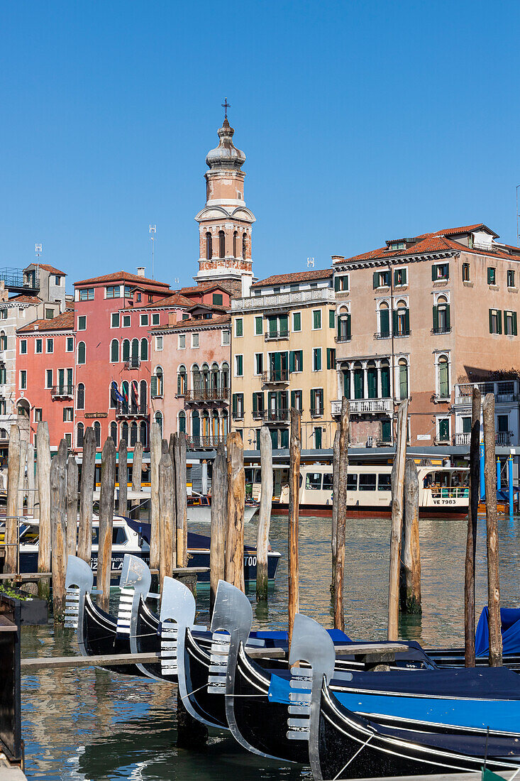 Canal Grande (Grand Canal), Venice, UNESCO World Heritage Site, Veneto, Italy, Europe