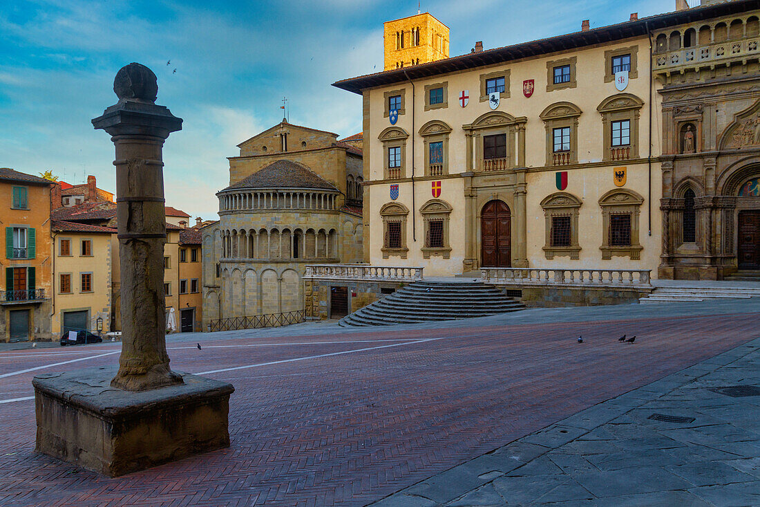 Piazza Grande, Arezzo, Tuscany, Italy, Europe