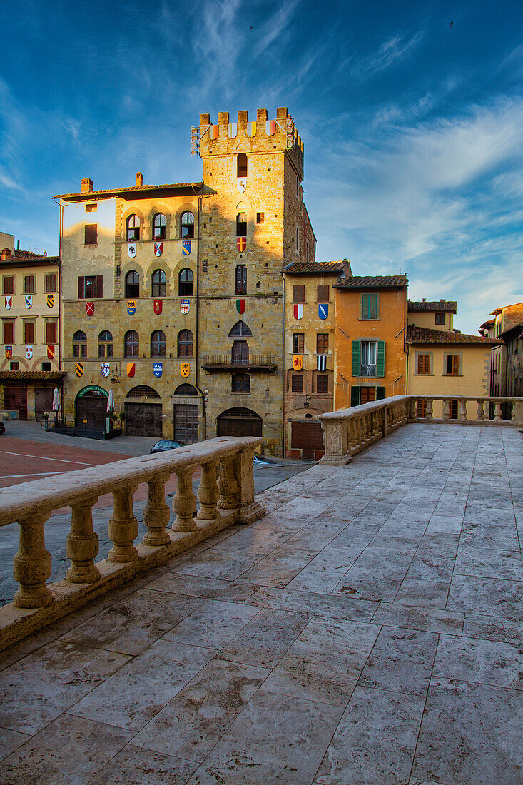 Piazza Grande, Arezzo, Tuscany, Italy, Europe