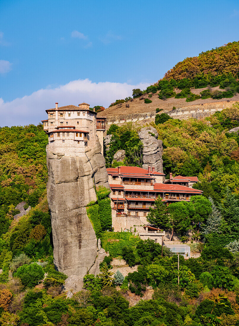 Kloster von Rousanou, Meteora, UNESCO-Weltkulturerbe, Thessalien, Griechenland, Europa