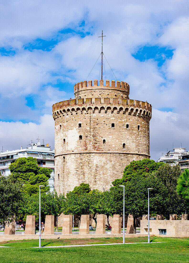 White Tower, UNESCO World Heritage Site, Thessaloniki, Central Macedonia, Greece, Europe