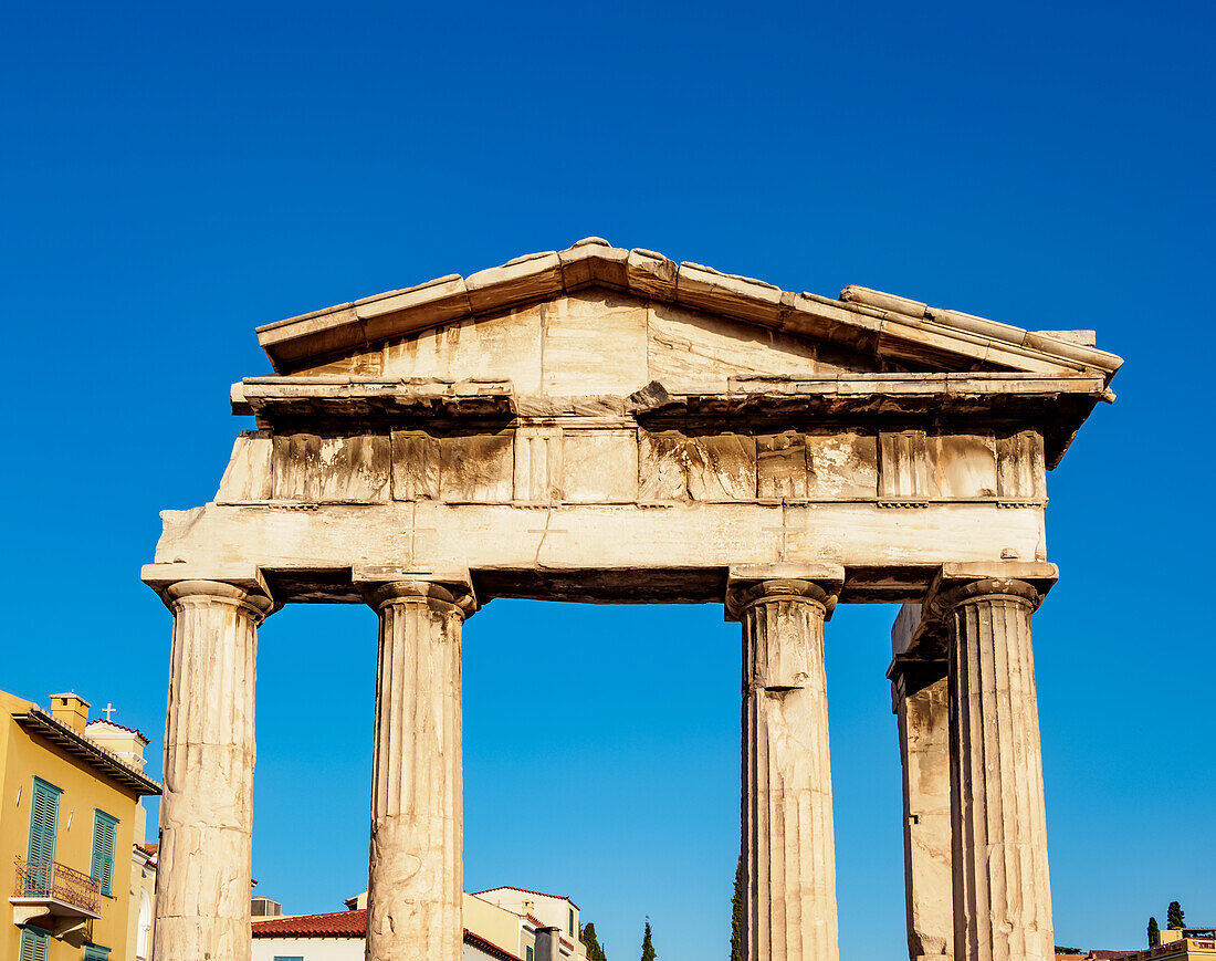 Gate of Athena Archegetis, Roman Forum, Athens, Attica, Greece, Europe