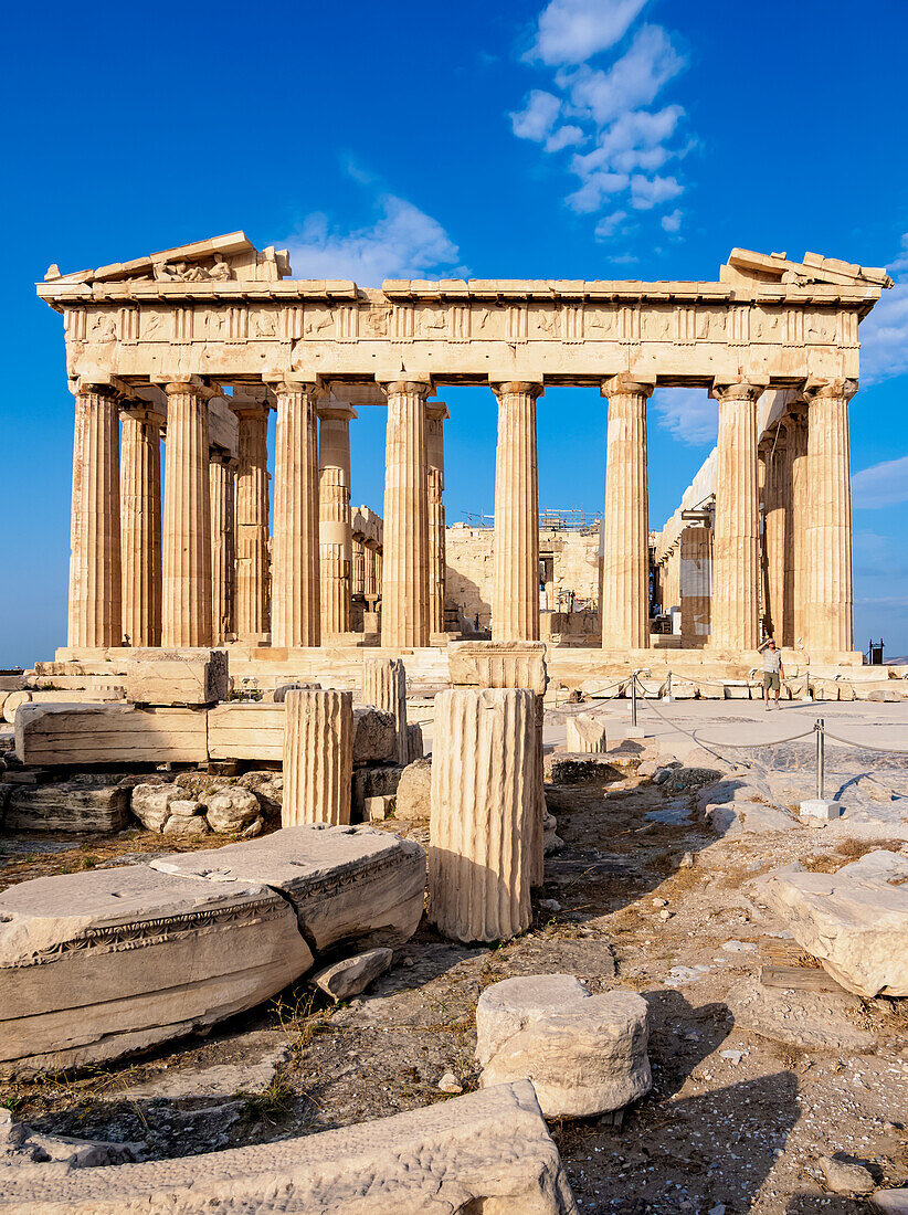 Parthenon, Akropolis, UNESCO-Weltkulturerbe, Athen, Attika, Griechenland, Europa