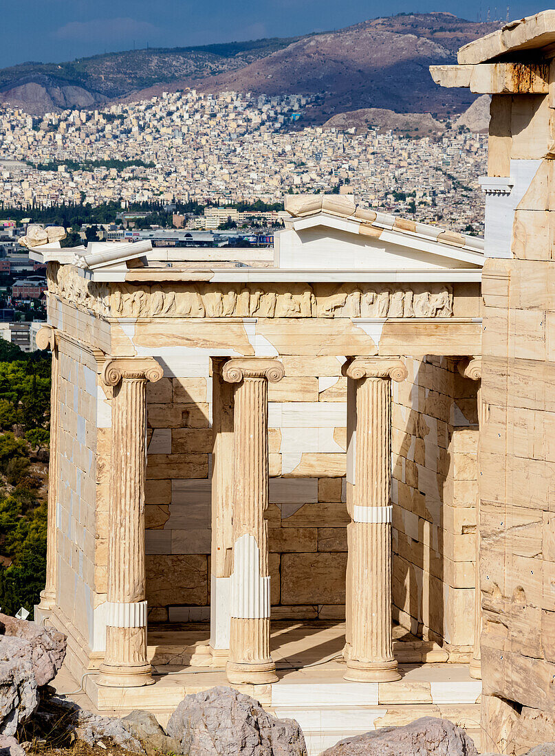 flauta Federal cocinar una comida The Temple of Athena Nike, Acropolis, … – License image – 13708794 ❘  lookphotos