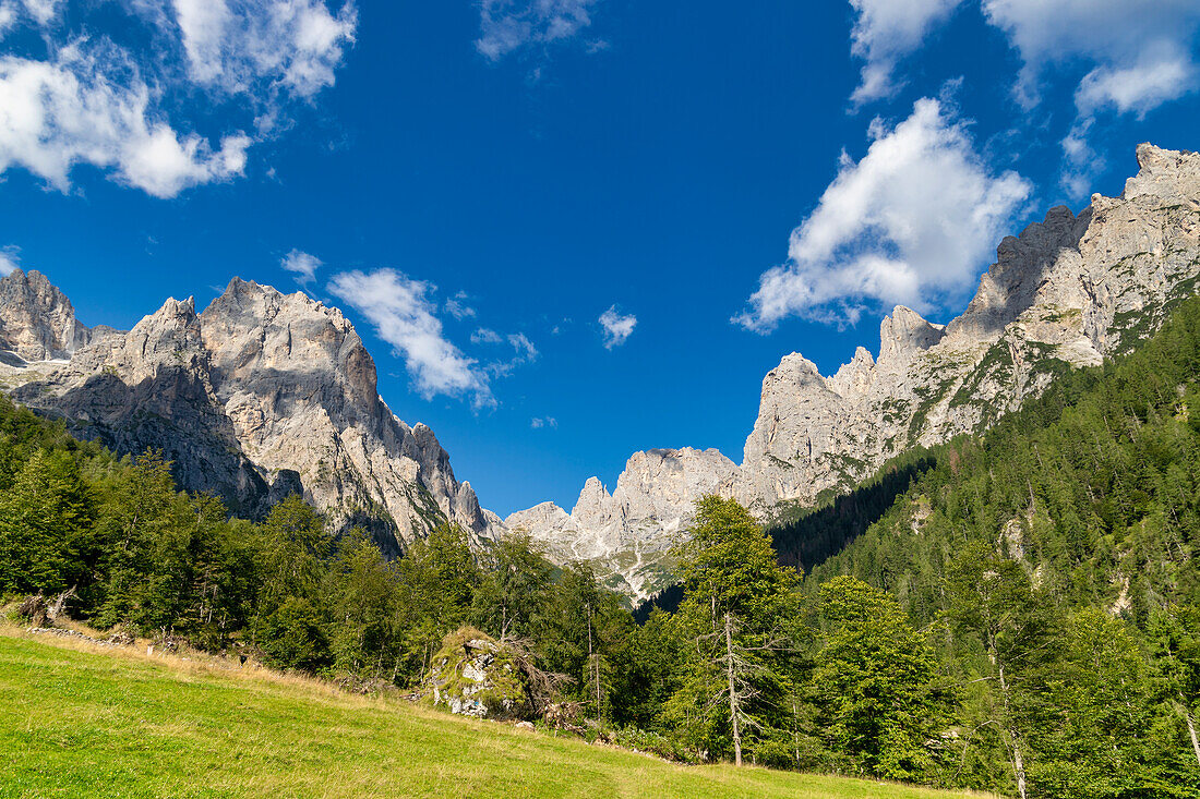 Dolomiten, Canali-Tal, Tonadico, Trentino, Italien, Europa