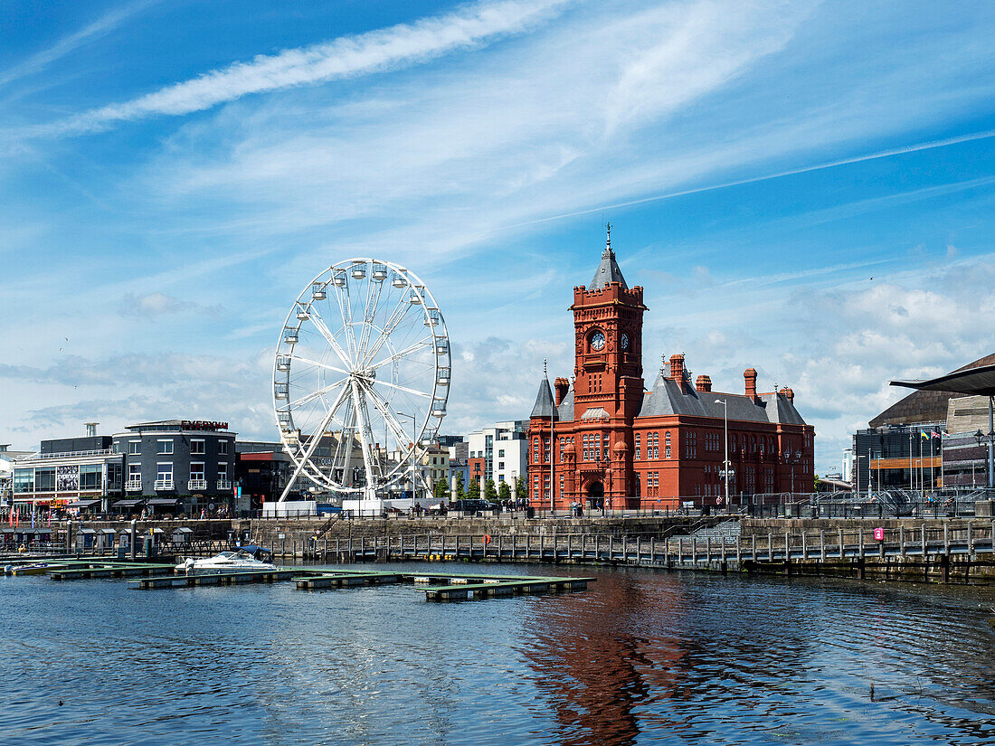 Pier Head Building in Cardiff Bay, Cardiff, Wales, United Kingdom, Europe
