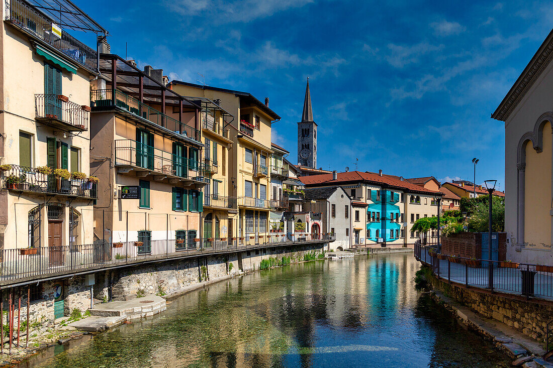 Historisches Zentrum, Omegna, Orta-See, Bezirk Verbania, Piemont, Italienische Seen, Italien, Europa