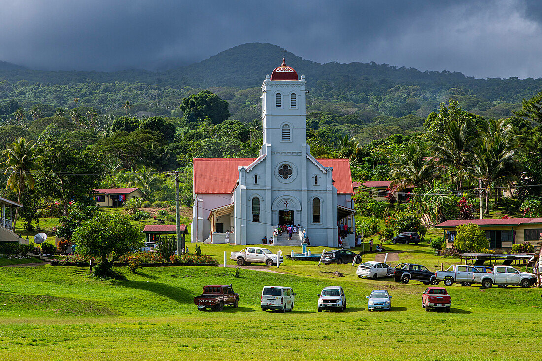 Kathedrale in Taveuni, Fidschi, Südpazifik, Pazifik