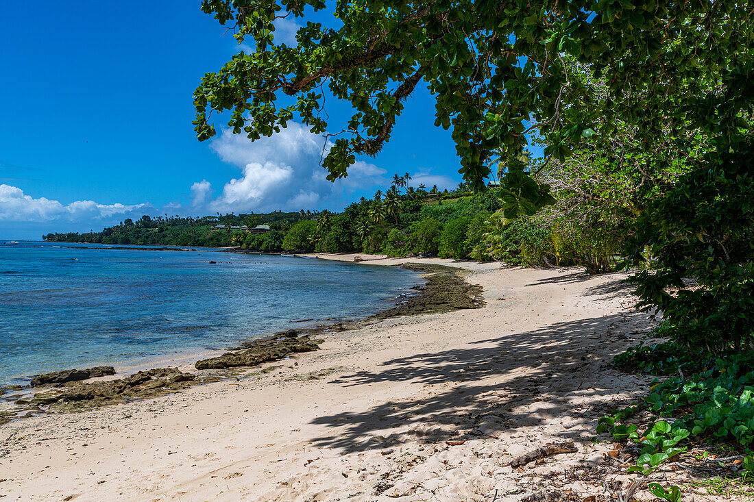 White sand beach, Taveuni, Fiji, South Pacific, Pacific