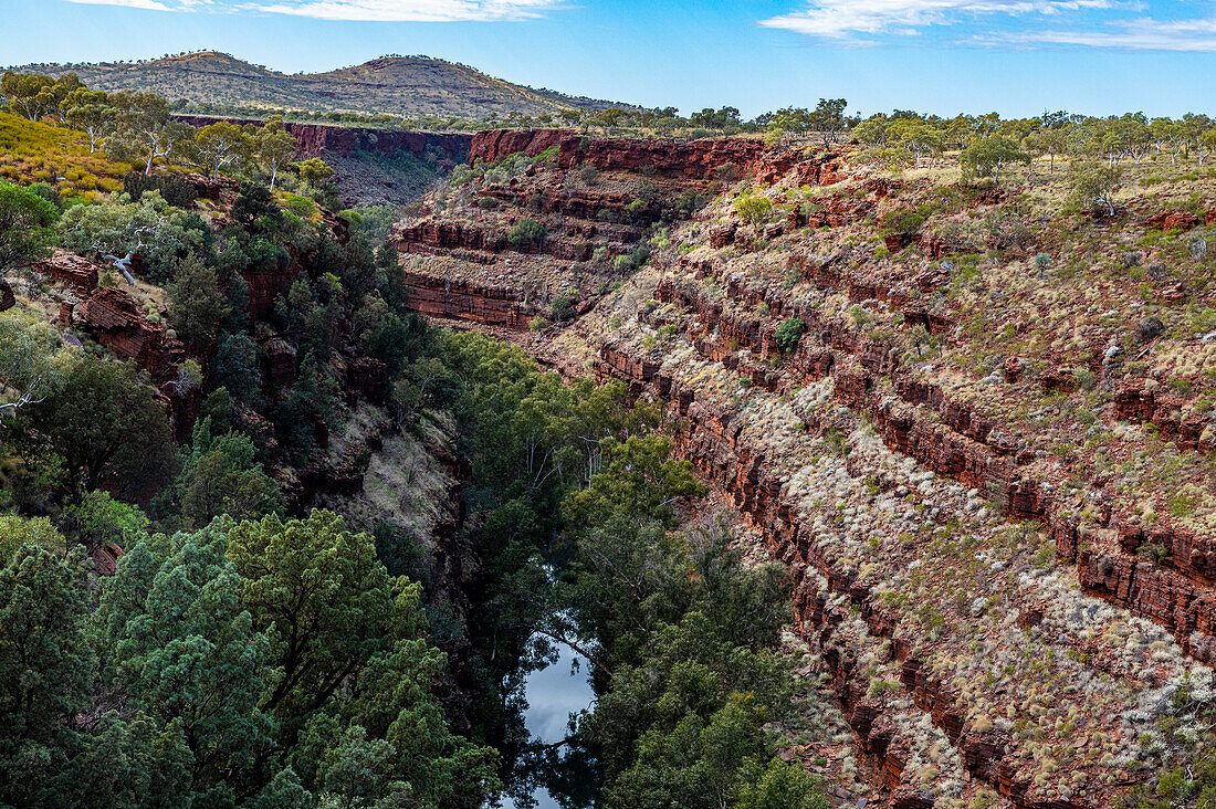 Aussichtspunkt Dale Gorge, Karijini National Park, Westaustralien, Australien, Pazifik