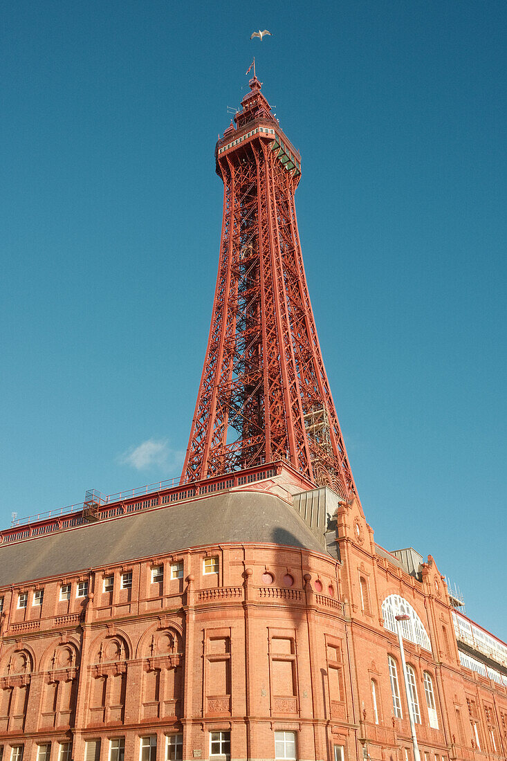 Blackpool Tower, Blackpool, Lancashire, England, Vereinigtes Königreich, Europa