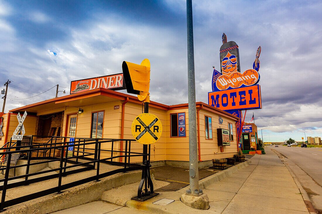 Wyoming Motel, Cheyenne, Wyoming, Vereinigte Staaten von Amerika, Nordamerika