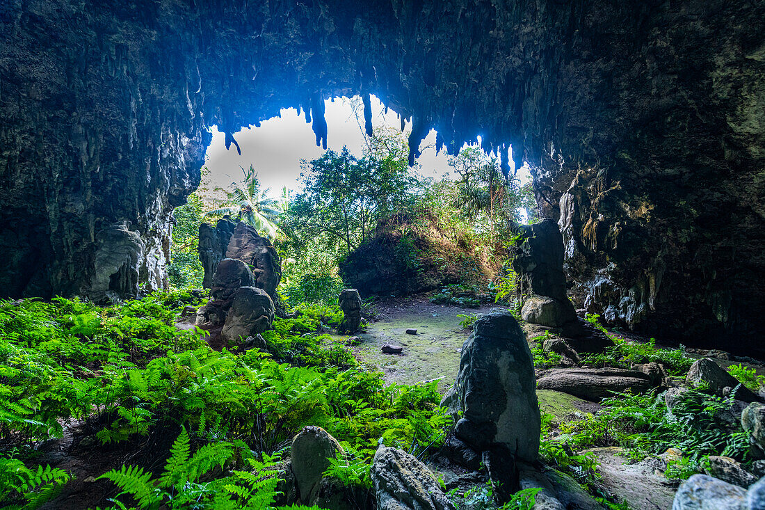 A'eo-Höhle, Rurutu, Austral-Inseln, Französisch-Polynesien, Südpazifik, Pazifik