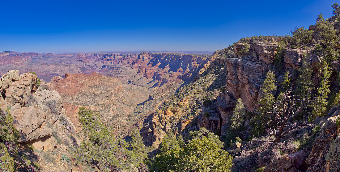 Grand Canyon viewed west of Navajo Point, Grand Canyon National Park, UNESCO World Heritage Site, Arizona, United States of America, North America