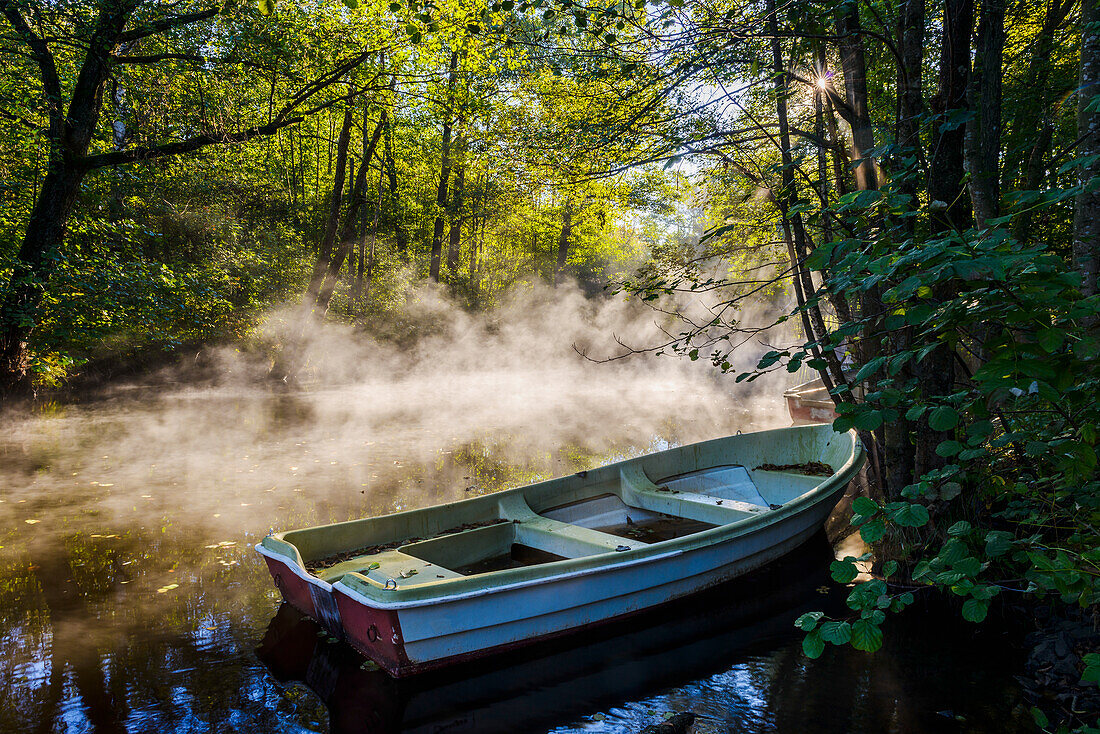 Rowboat on water