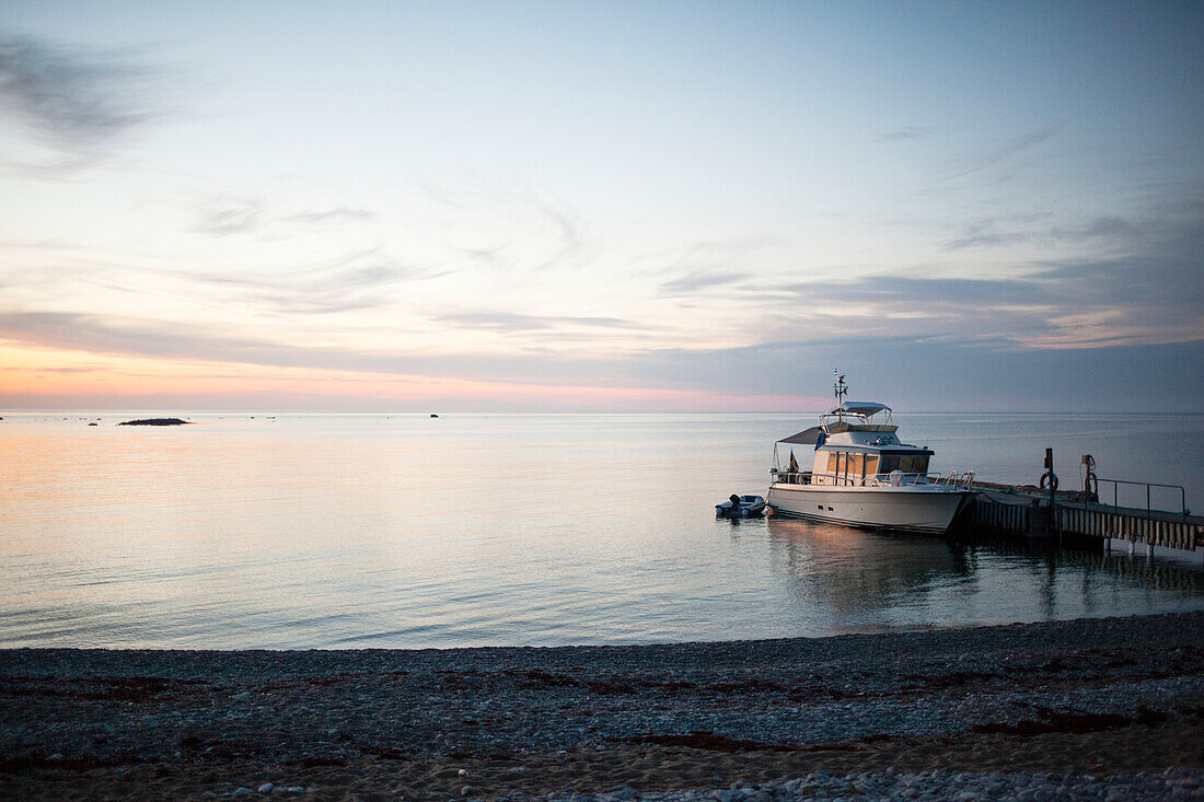 Sunset at sea