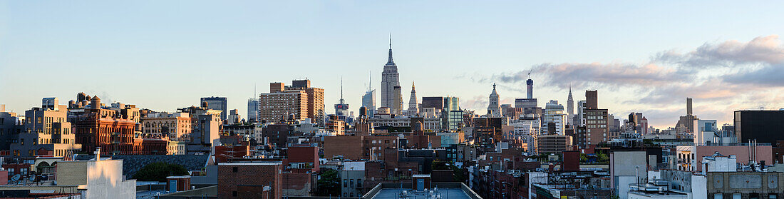 Cityscape at dusk