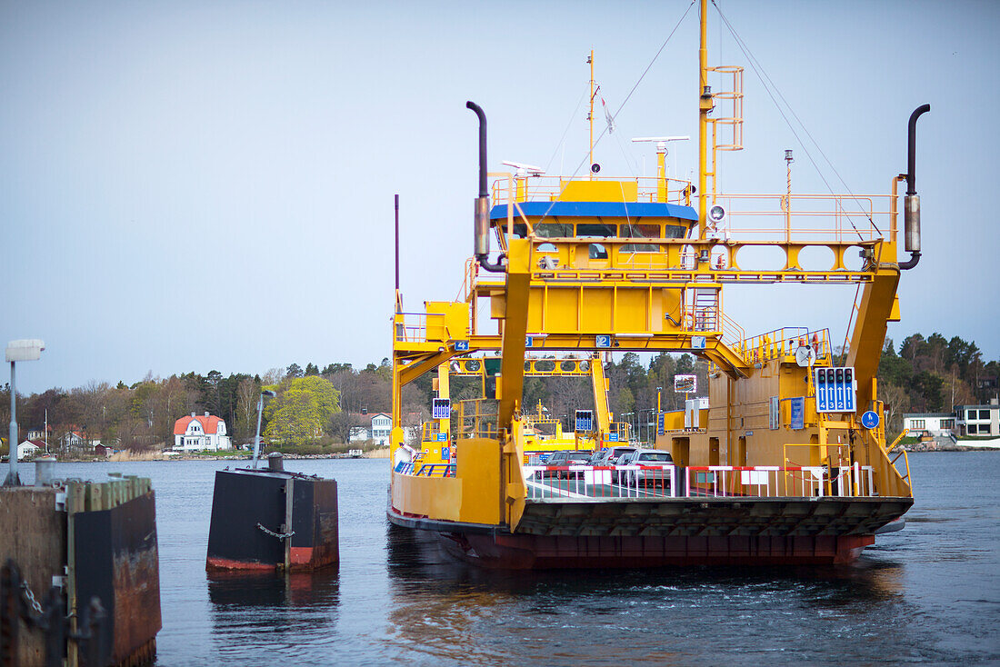 Ferry on sea