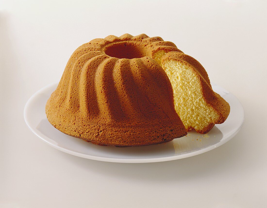 A lemon sponge cake