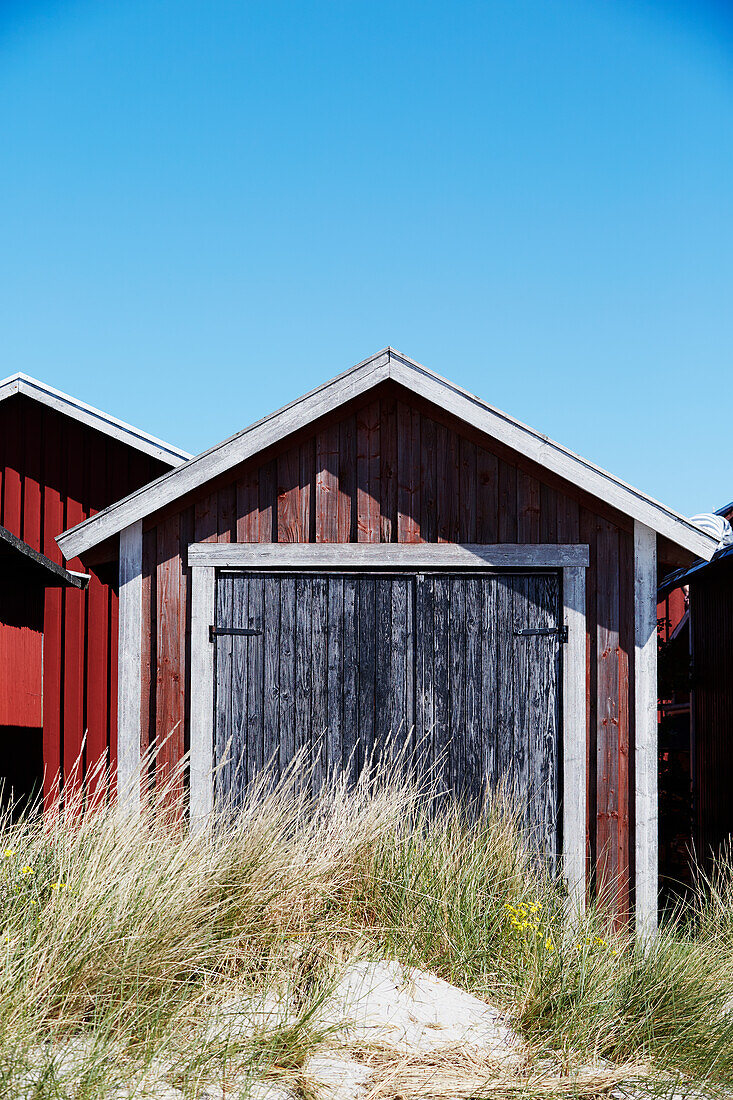 Fishing huts