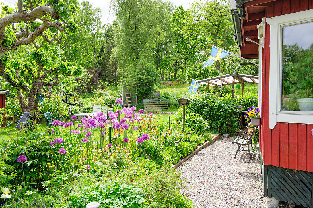 Flowers in garden