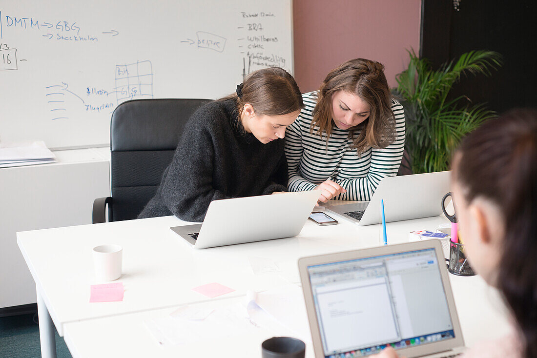 Women working in office