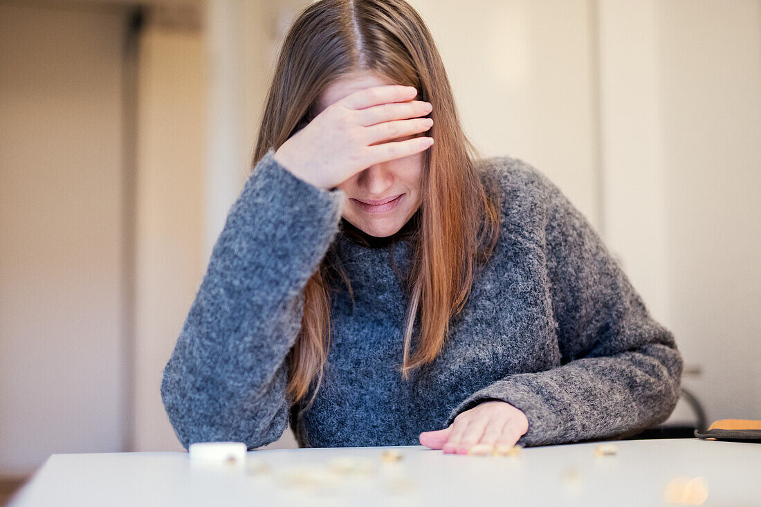 Depressed woman