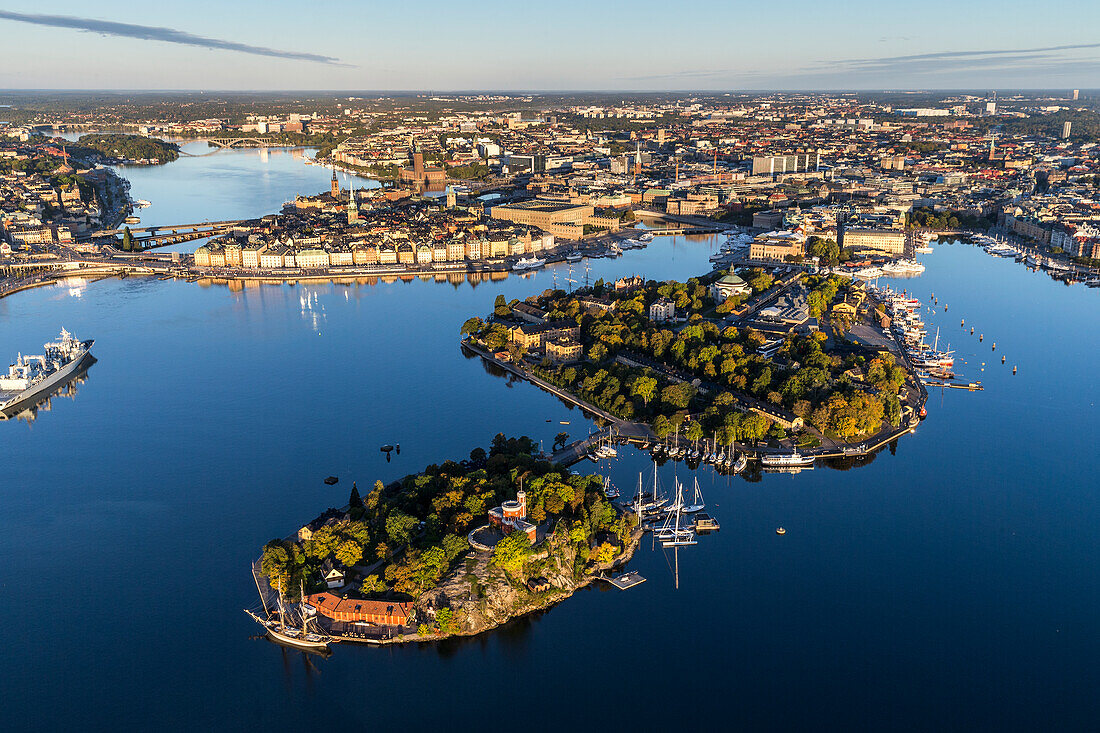 Luftaufnahme von Kastellholmen, Schweden