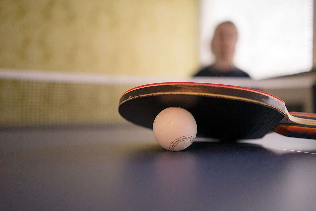 Table tennis bat and ball