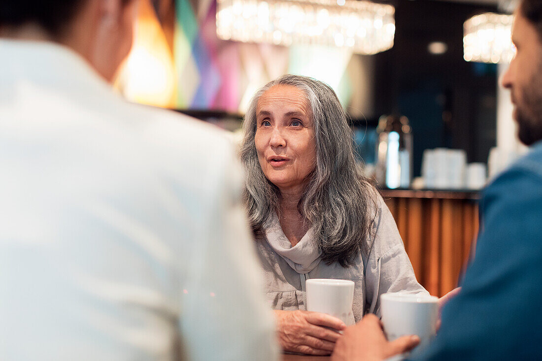 Businesswoman at business meeting