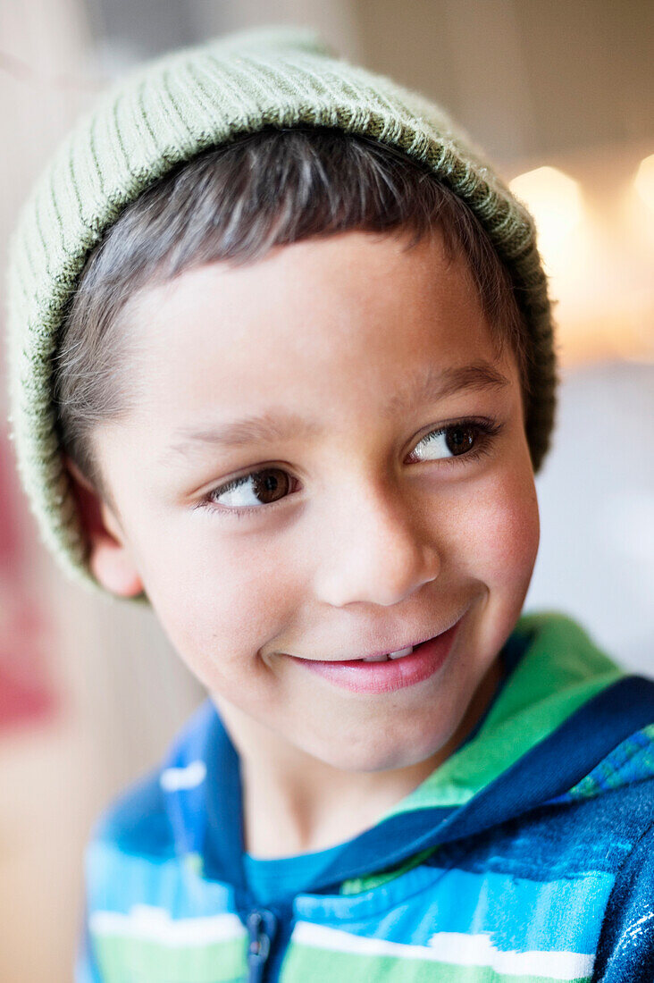 Portrait of smiling boy