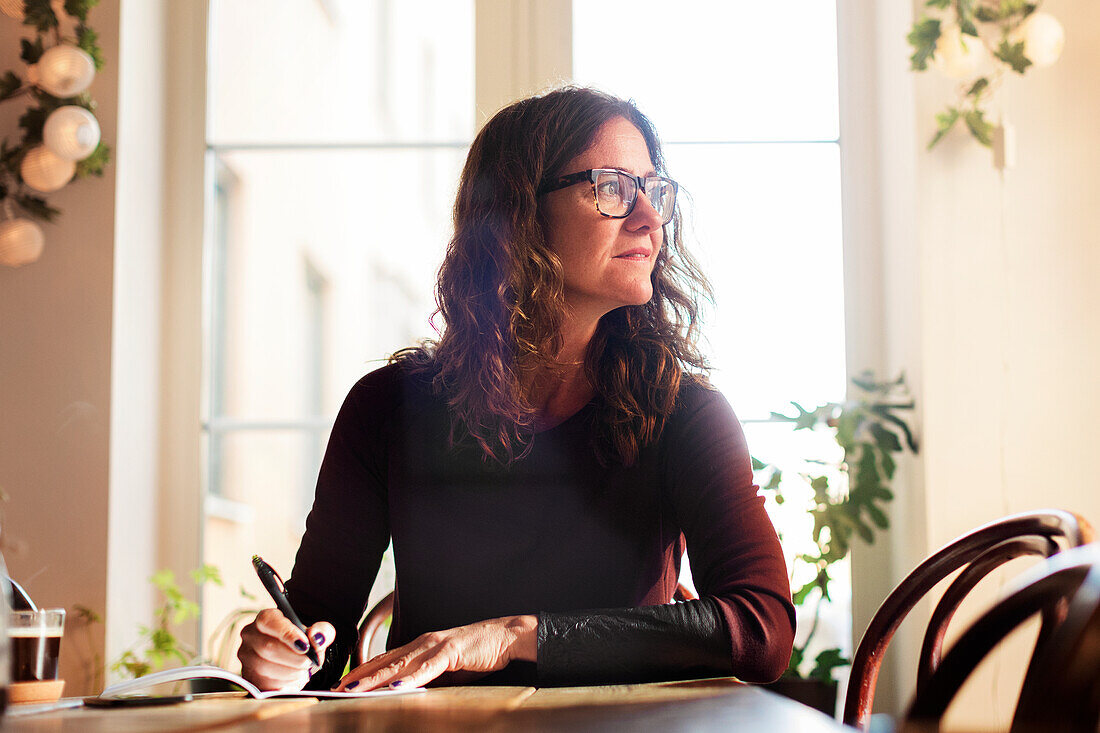 Woman working in office