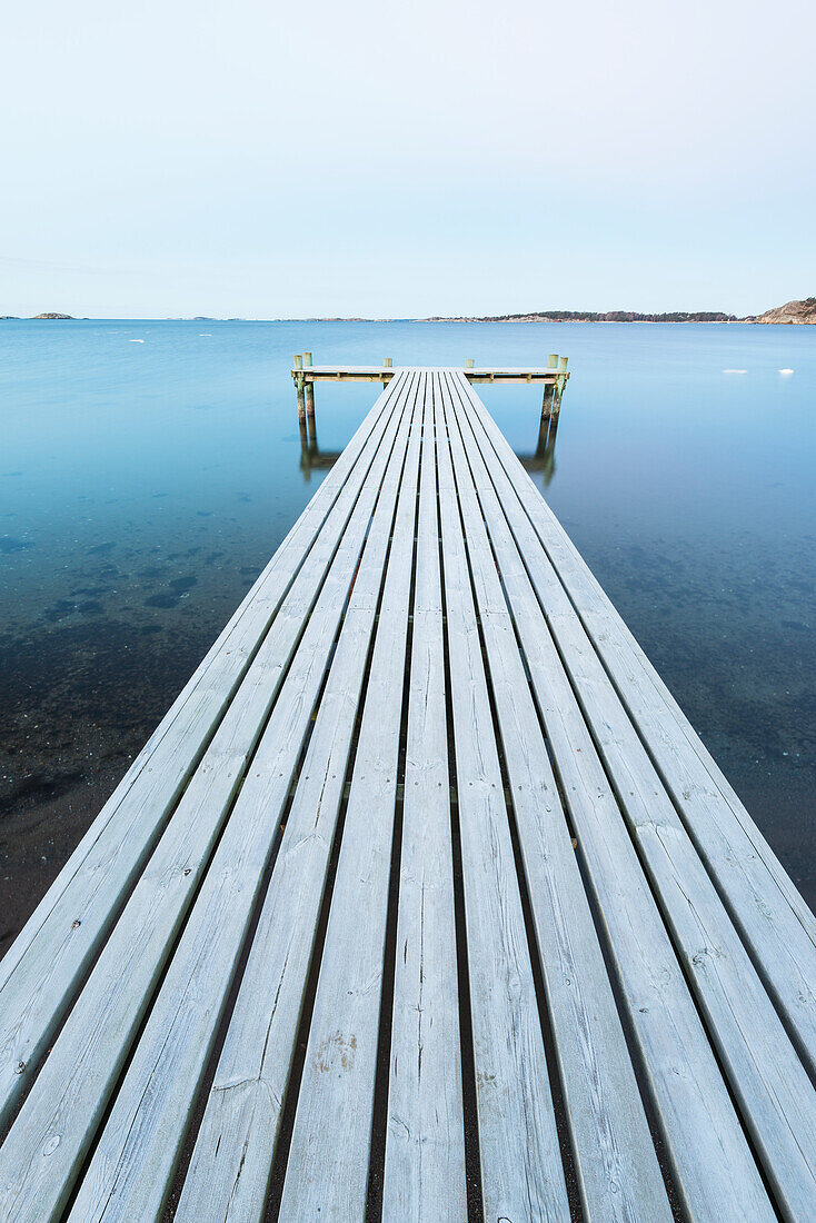 Anlegesteg im Meer