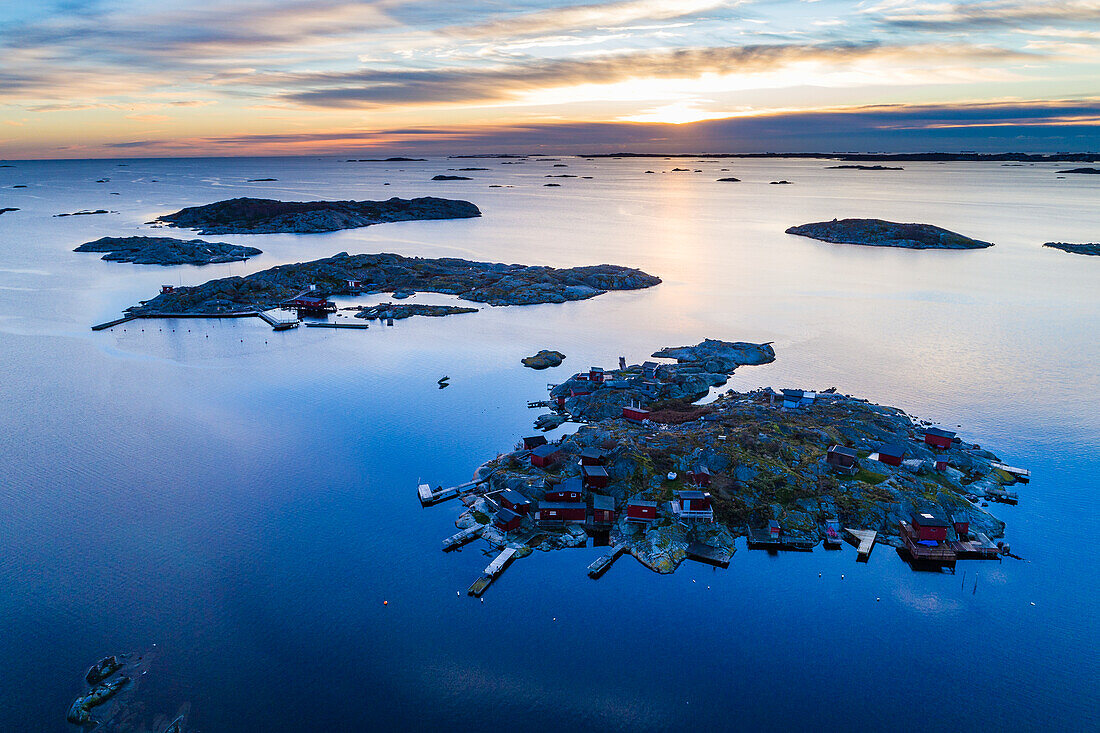 Coast at sunset