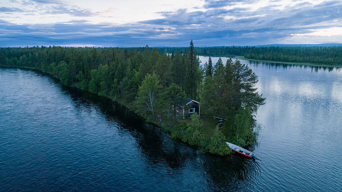 Coastline at dusk