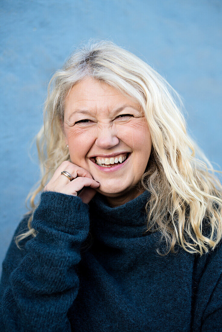 Portrait of smiling woman