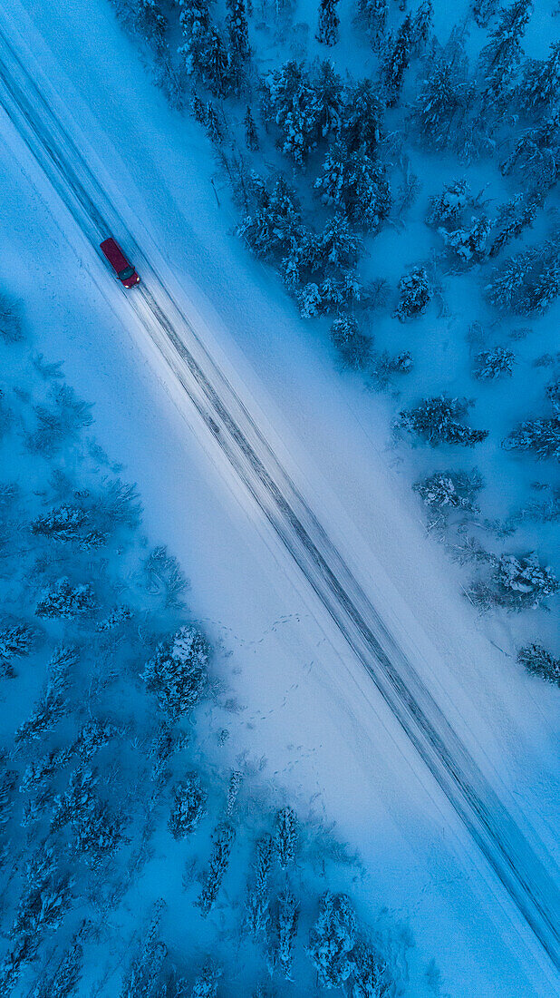 Country road at winter