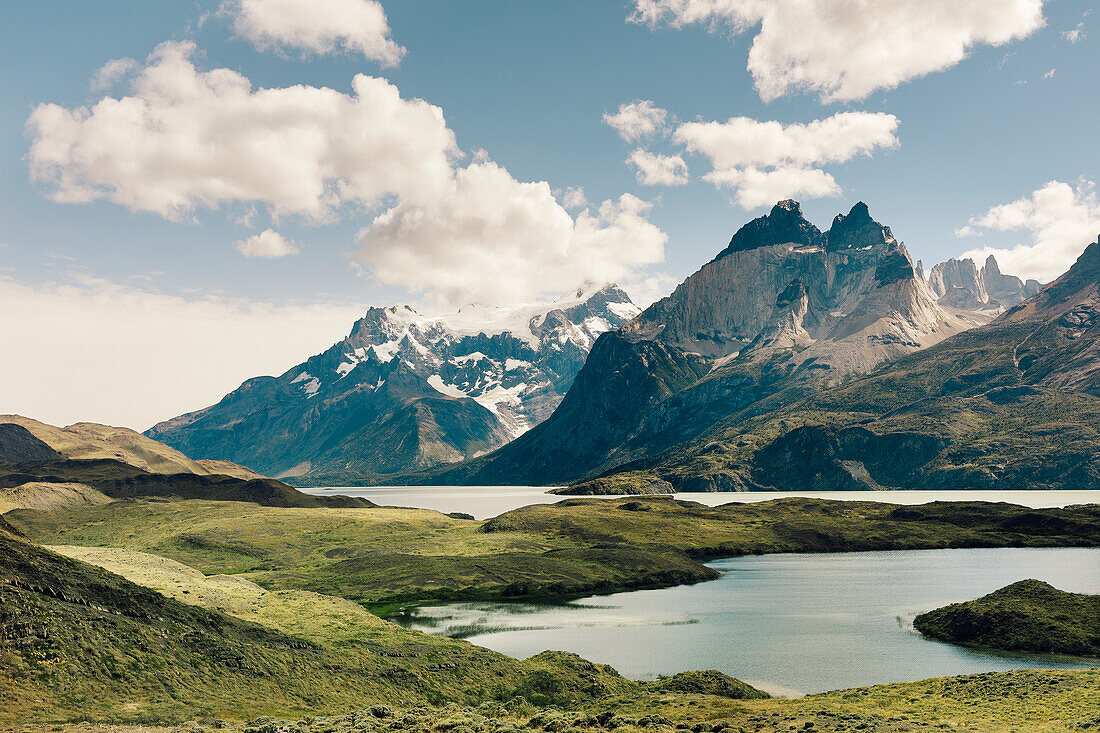 Mountainous landscape with lake