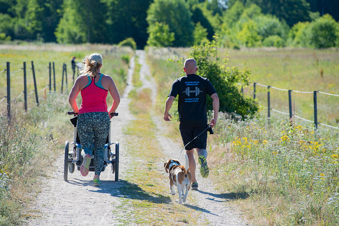 Menschen beim Joggen