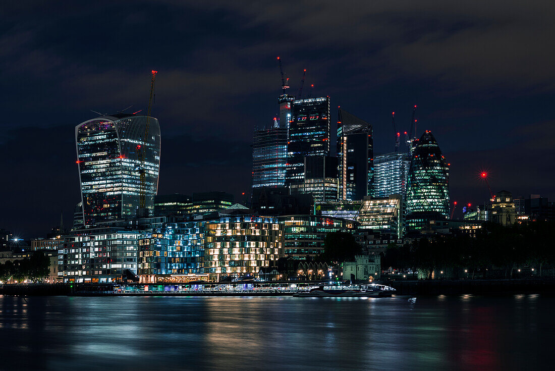 Cityscape at night