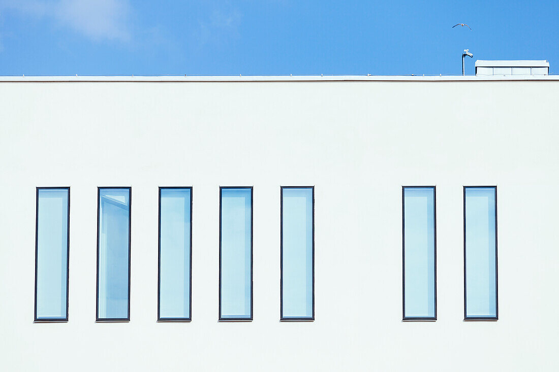 Windows of modern building