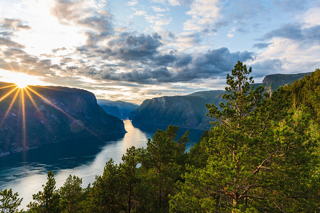 View of fjords